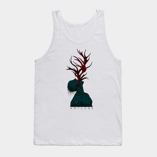 antlers Tank Top by Kotolevskiy